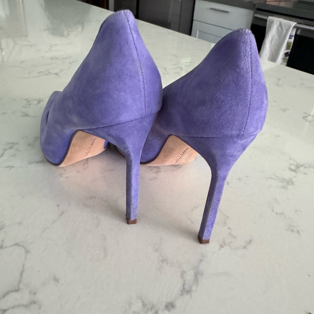 Manolo Blahnik Purple Women's Shoes - Picture 3 of 4